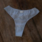 organic cotton thong - indigo